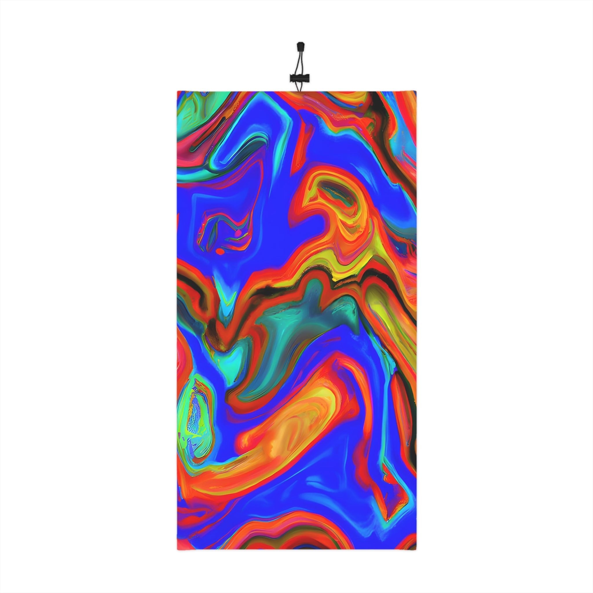 Gaiters - Psychedelic Blue Chill Winter Neck Gaiter - Acid Daddy