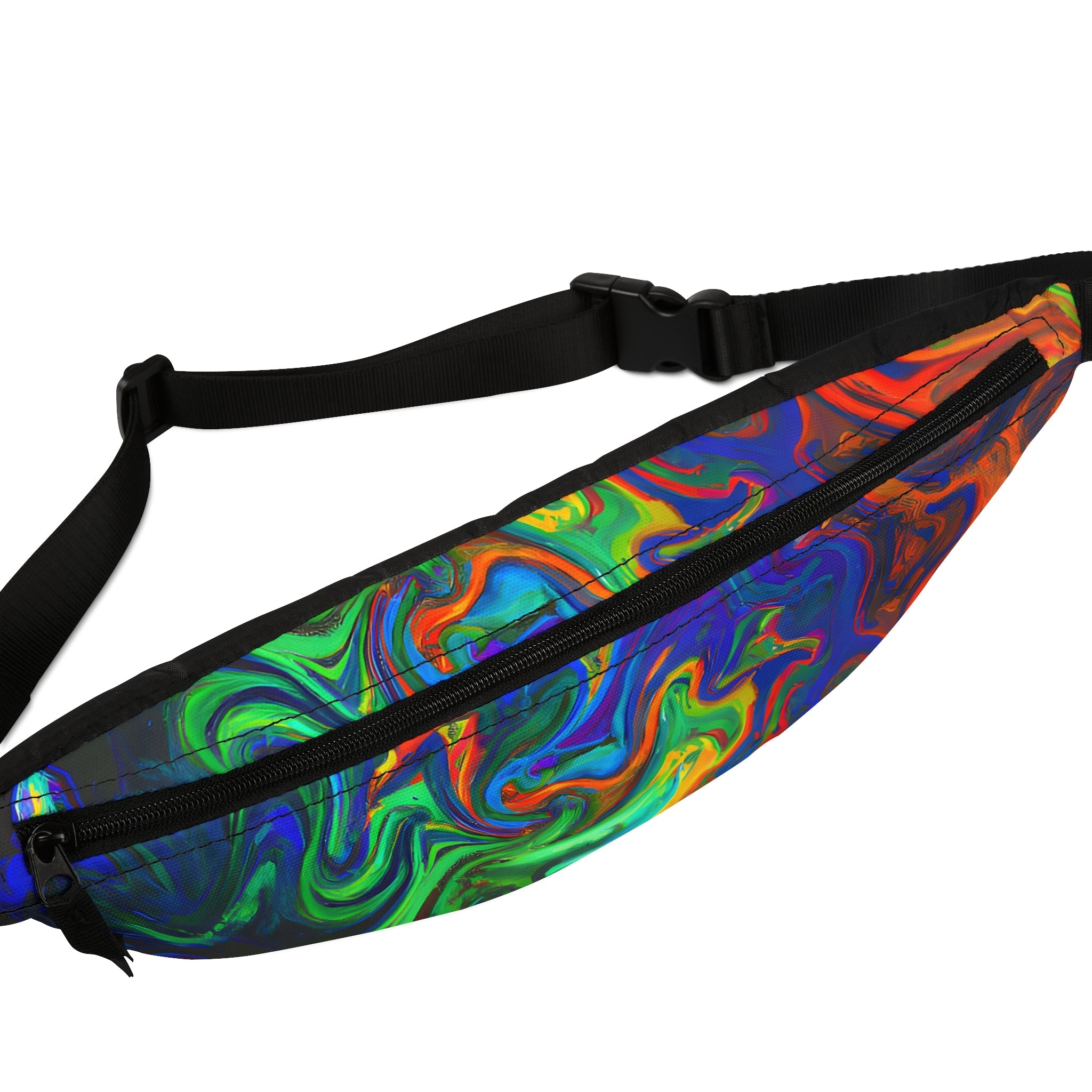 Fanny Packs - Psychedelic Cloud Cover Trippy Fanny Pack (Medium) - Acid Daddy