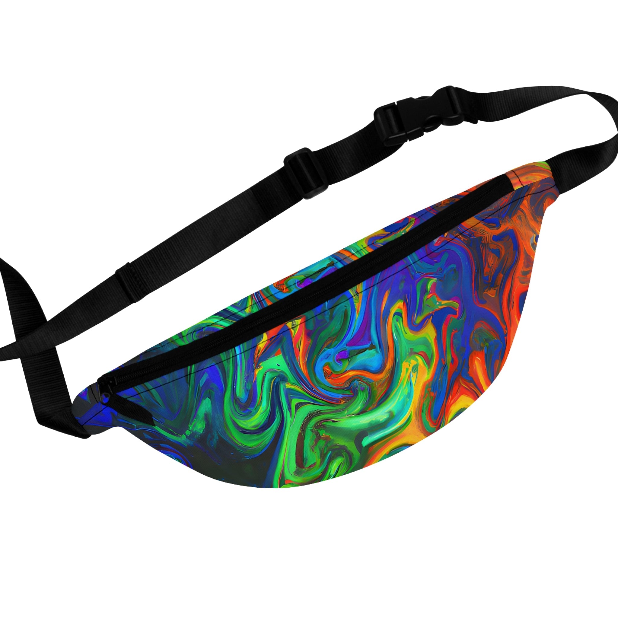 Fanny Packs - Psychedelic Cloud Cover Trippy Fanny Pack (Medium) - Acid Daddy