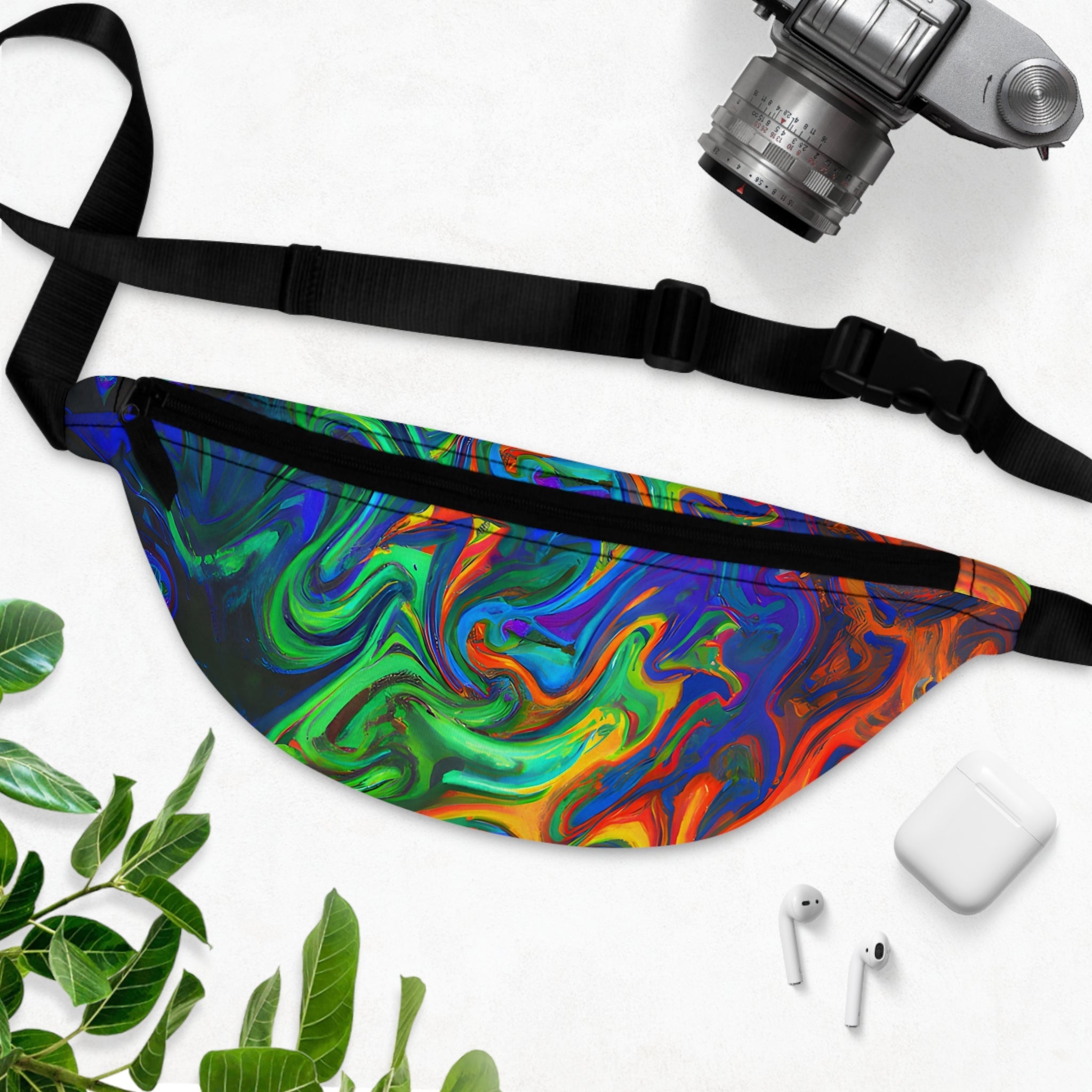 Fanny Packs - Psychedelic Cloud Cover Trippy Fanny Pack (Medium) - Acid Daddy