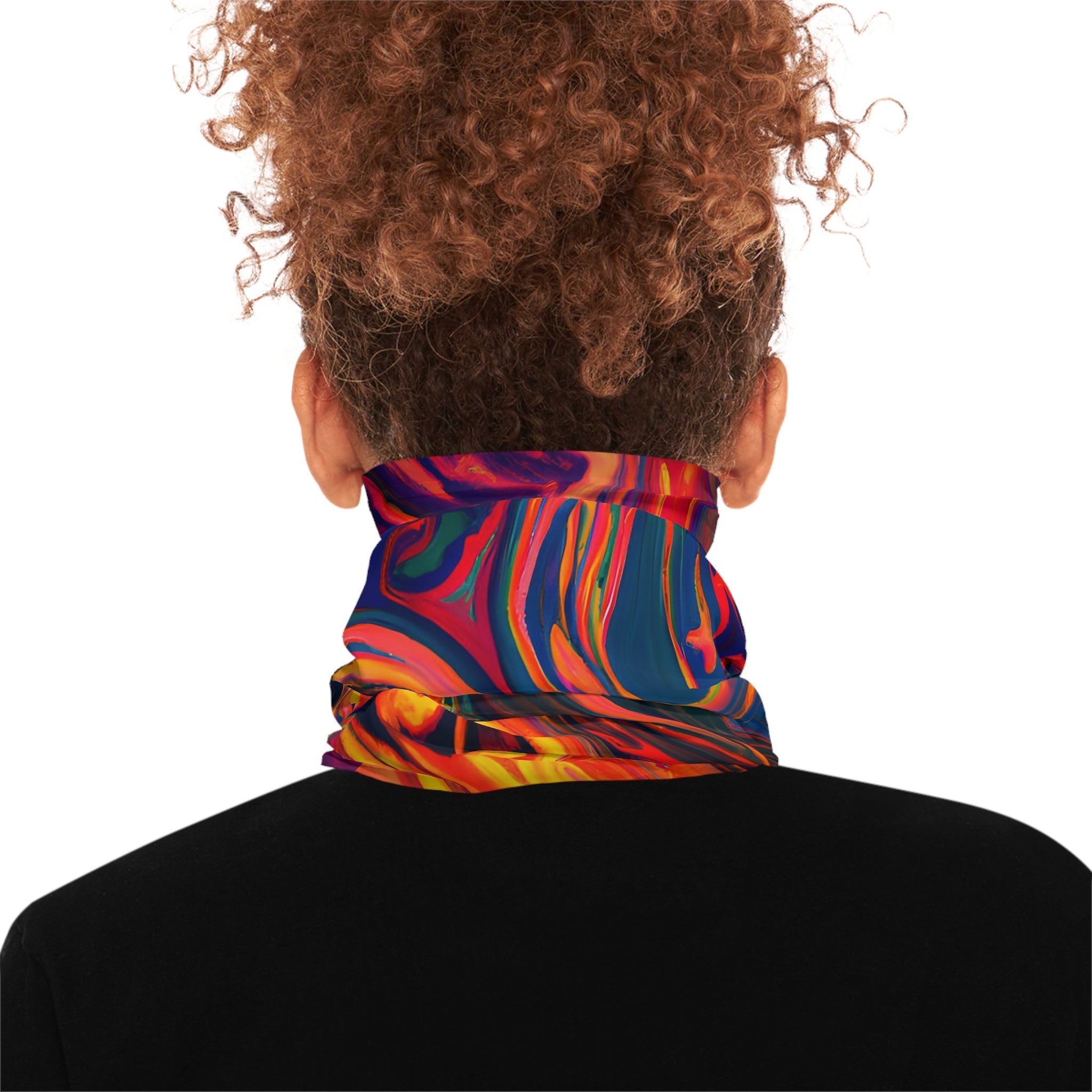 Gaiters - Psychedelic Flames Midweight Neck Gaiter - Acid Daddy