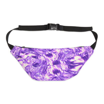 Fanny Packs - Psychedelic Lavender Mist Trippy Fanny Pack (Large) - Acid Daddy