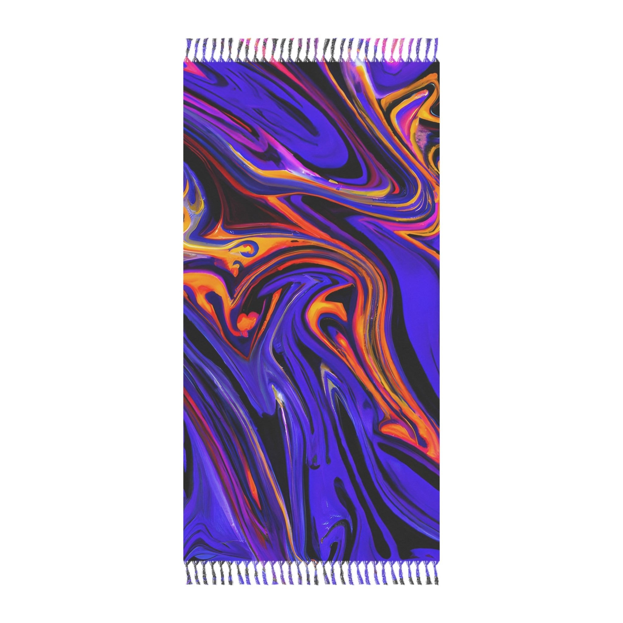 Beach Blankets - Psychedelic Purple Flux Beach Blanket - Acid Daddy