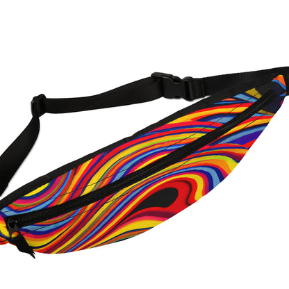 Fanny Packs - Psychedelic Retro Swirl Festival Fanny Pack (Medium) - Acid Daddy