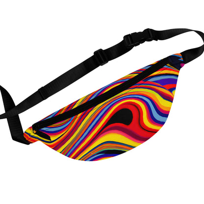 Fanny Packs - Psychedelic Retro Swirl Festival Fanny Pack (Medium) - Acid Daddy