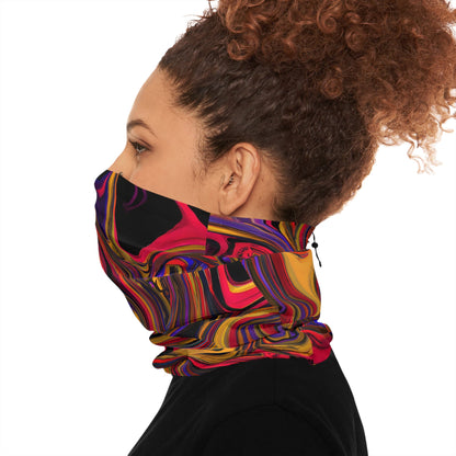 Gaiters - Psychedelic Swirls Winter Neck Gaiter - Acid Daddy