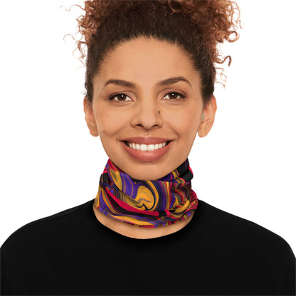 Gaiters - Psychedelic Swirls Winter Neck Gaiter - Acid Daddy