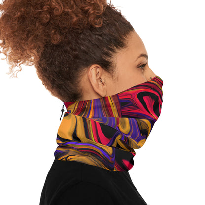 Gaiters - Psychedelic Swirls Winter Neck Gaiter - Acid Daddy