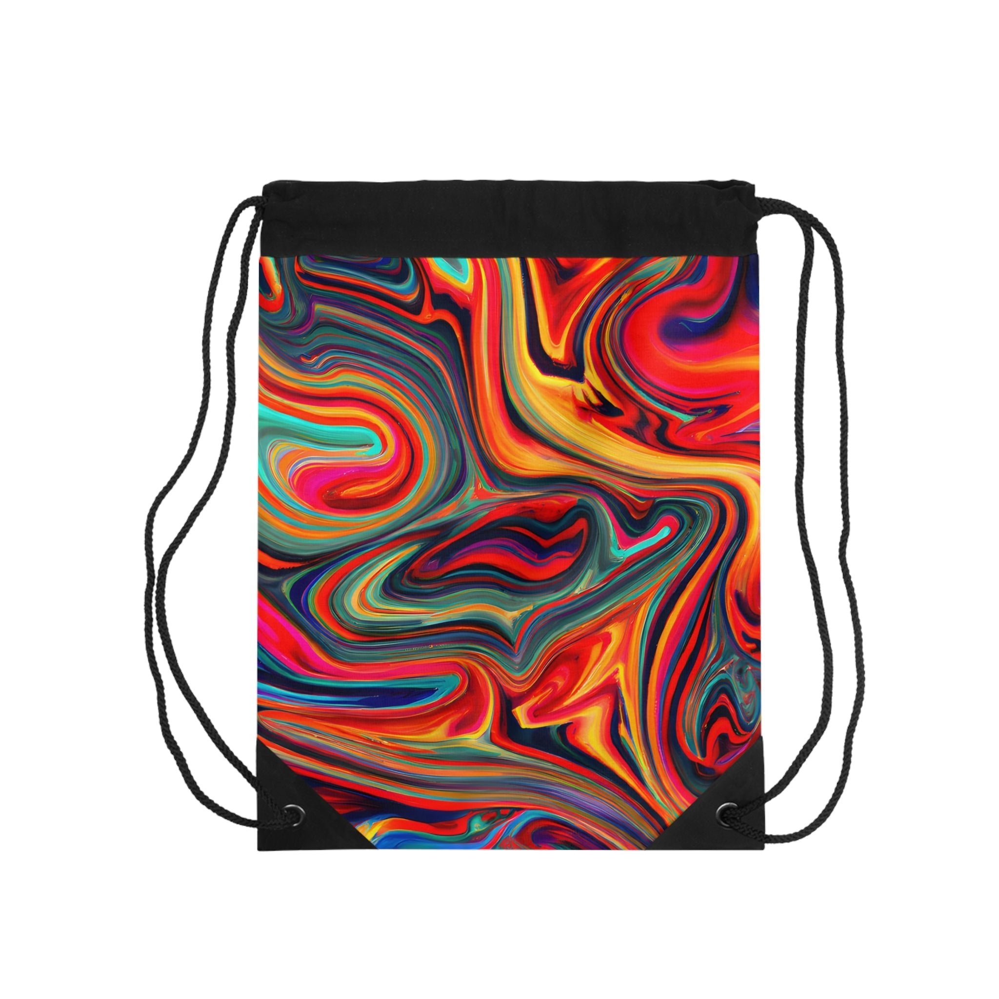 Bags - Psychedelic Swish Drawstring Bag - Acid Daddy