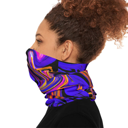 Gaiters - Purple Flex Design Lightweight Neck Gaiter - Acid Daddy