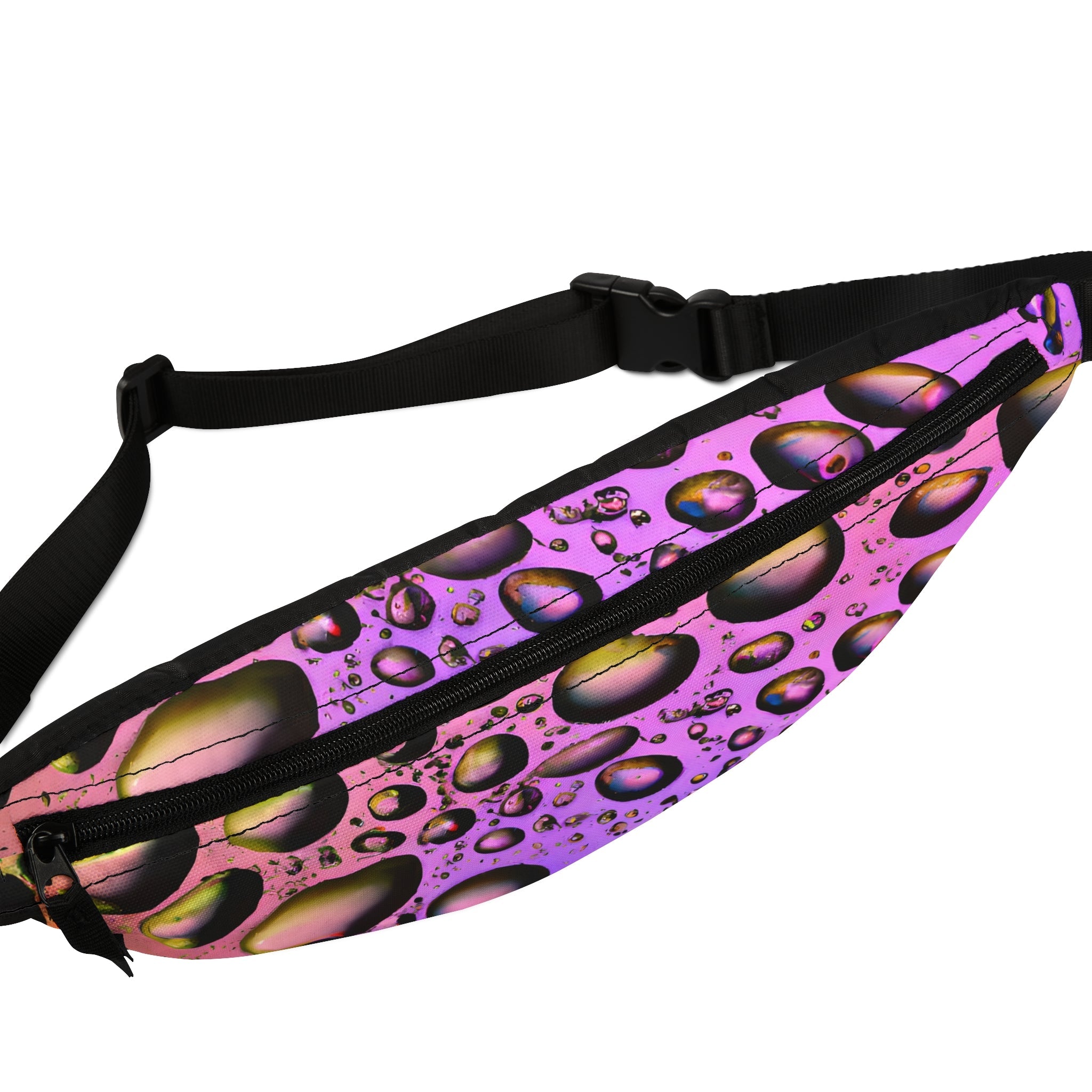 Fanny Packs - Purple Raindrop Festival Fanny Pack (Medium) - Acid Daddy