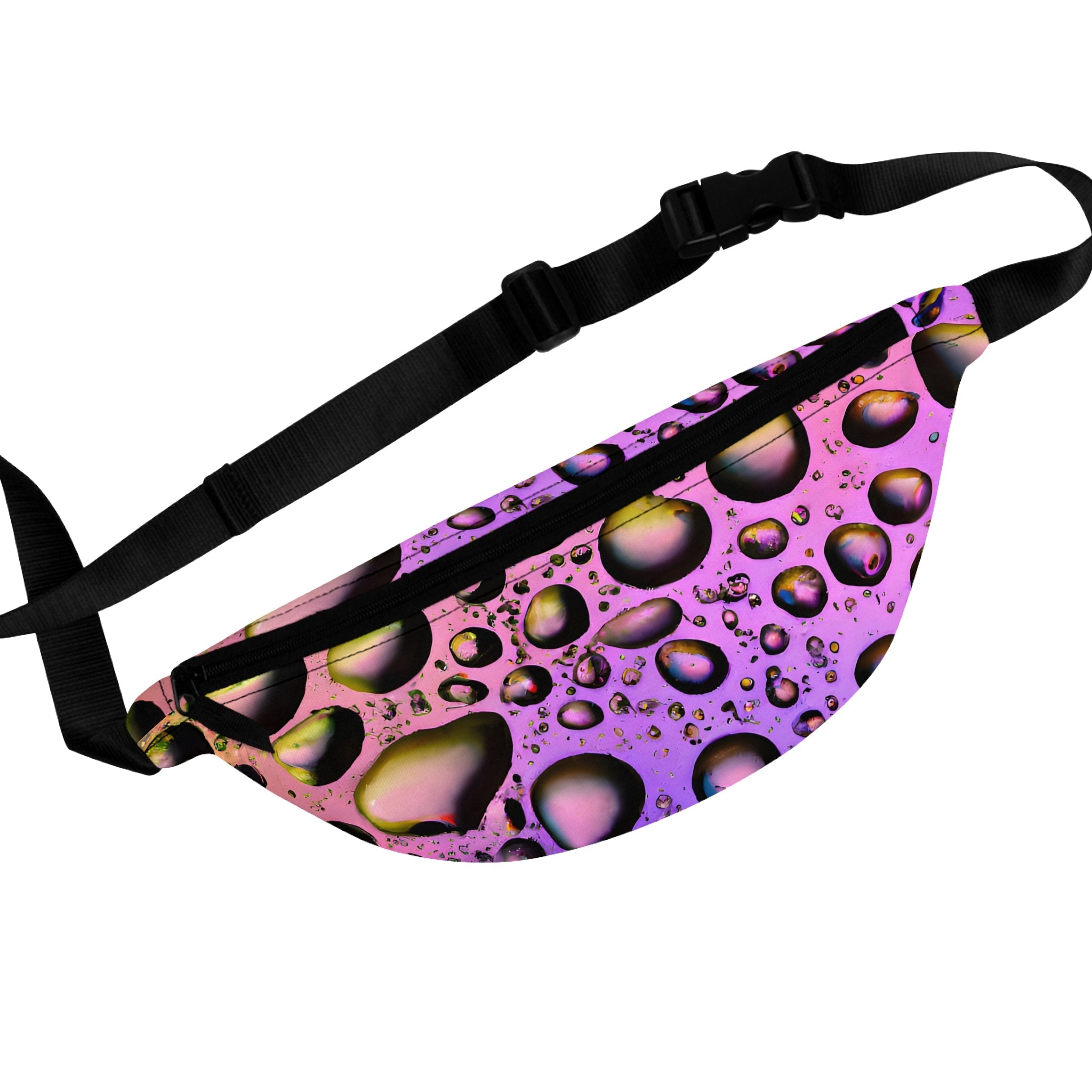 Fanny Packs - Purple Raindrop Festival Fanny Pack (Medium) - Acid Daddy