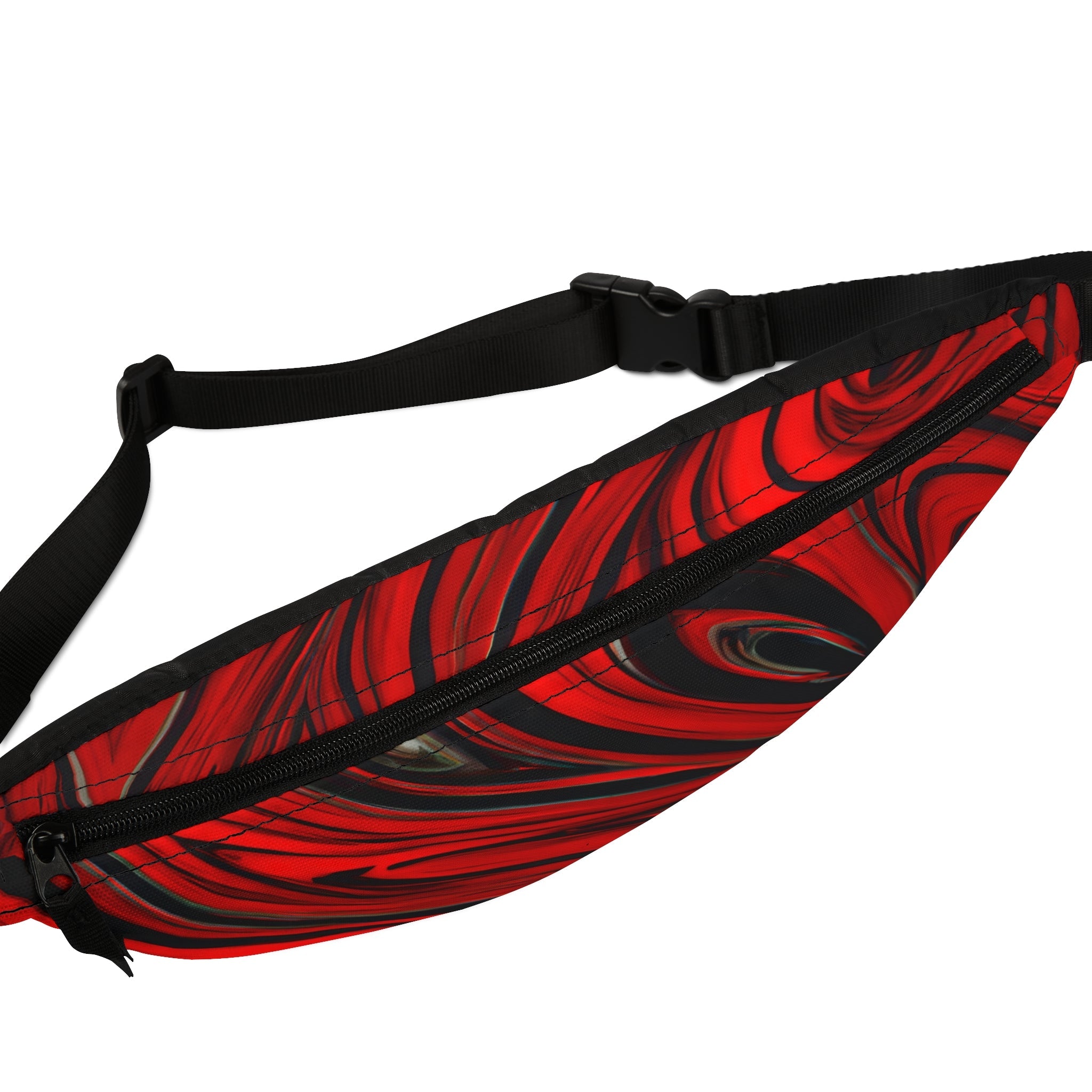 Fanny Packs - Raging Red Festival Trippy Fanny Pack (Medium) - Acid Daddy