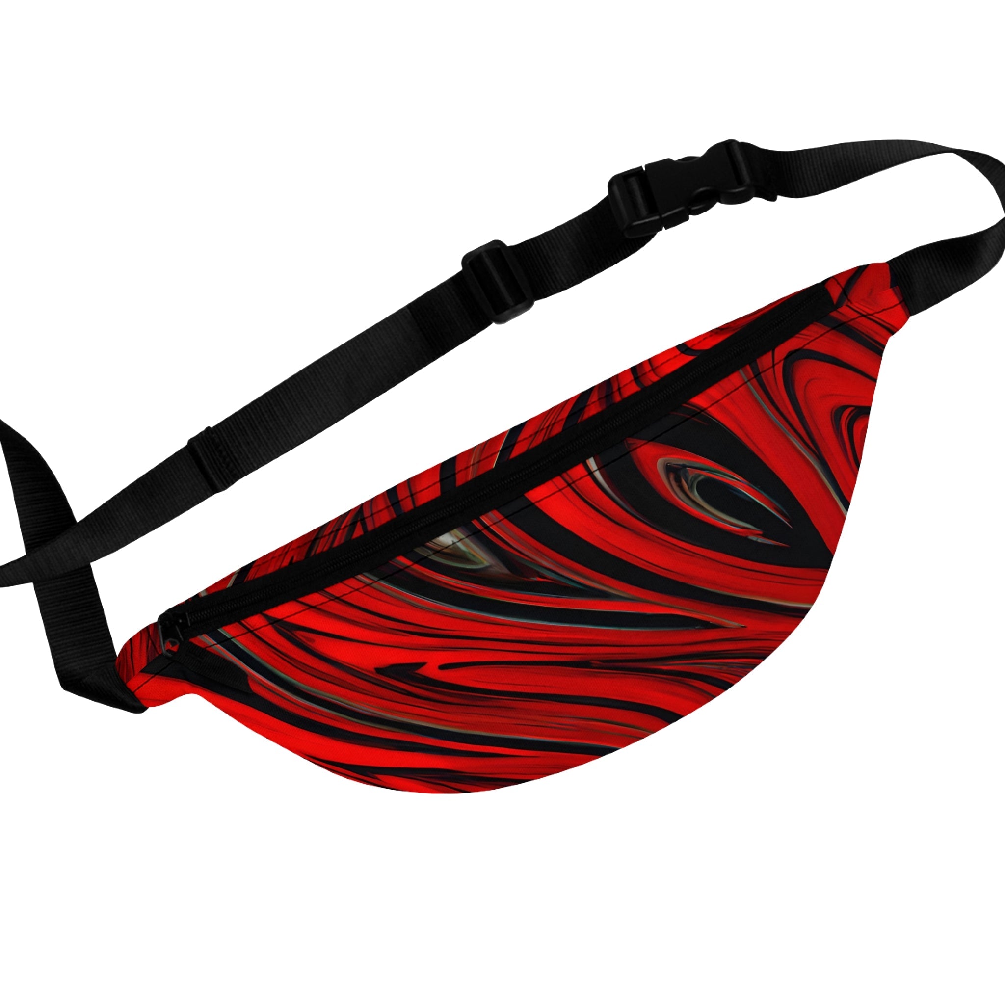 Fanny Packs - Raging Red Festival Trippy Fanny Pack (Medium) - Acid Daddy