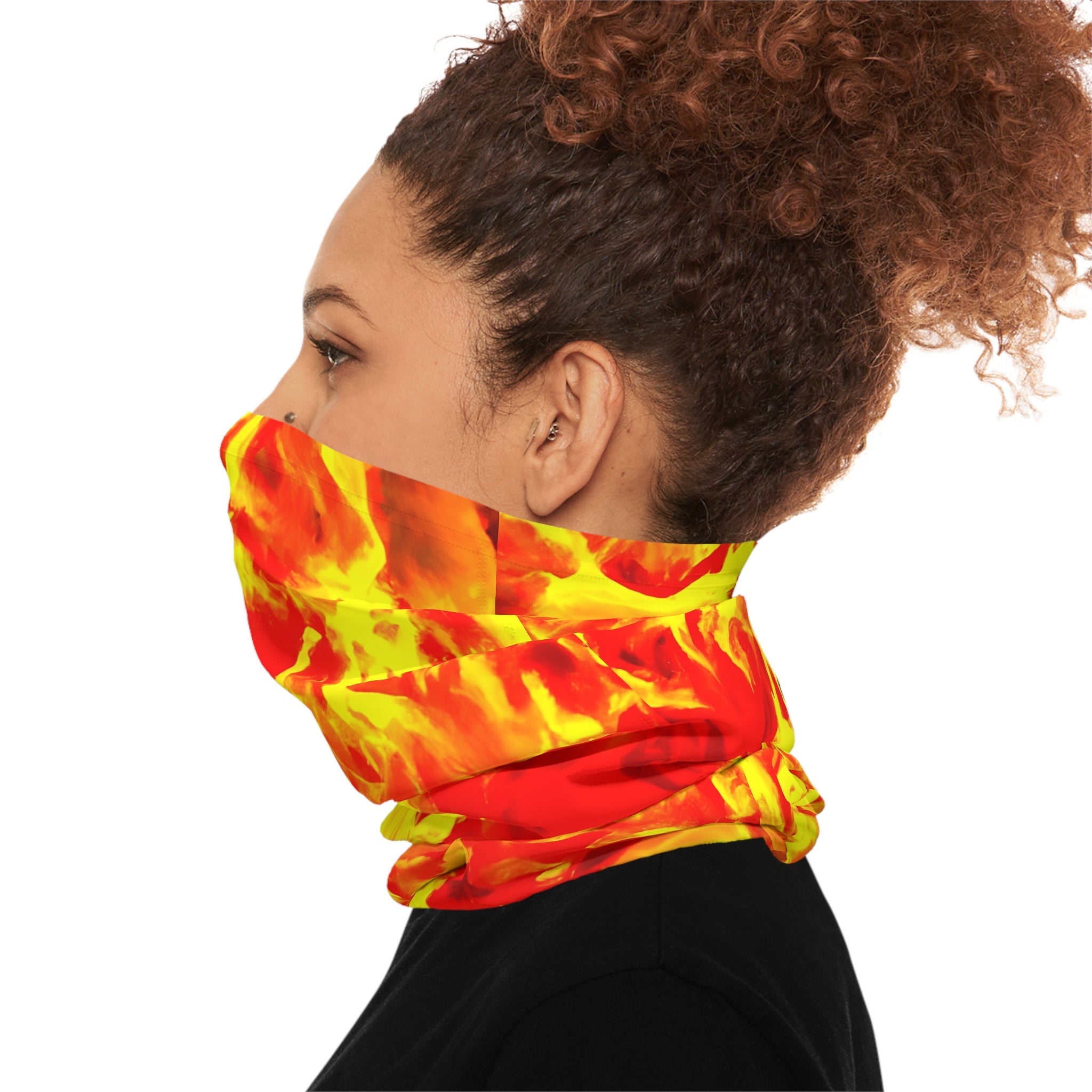 Gaiters - Red Rip Explosion Midweight Neck Gaiter - Acid Daddy