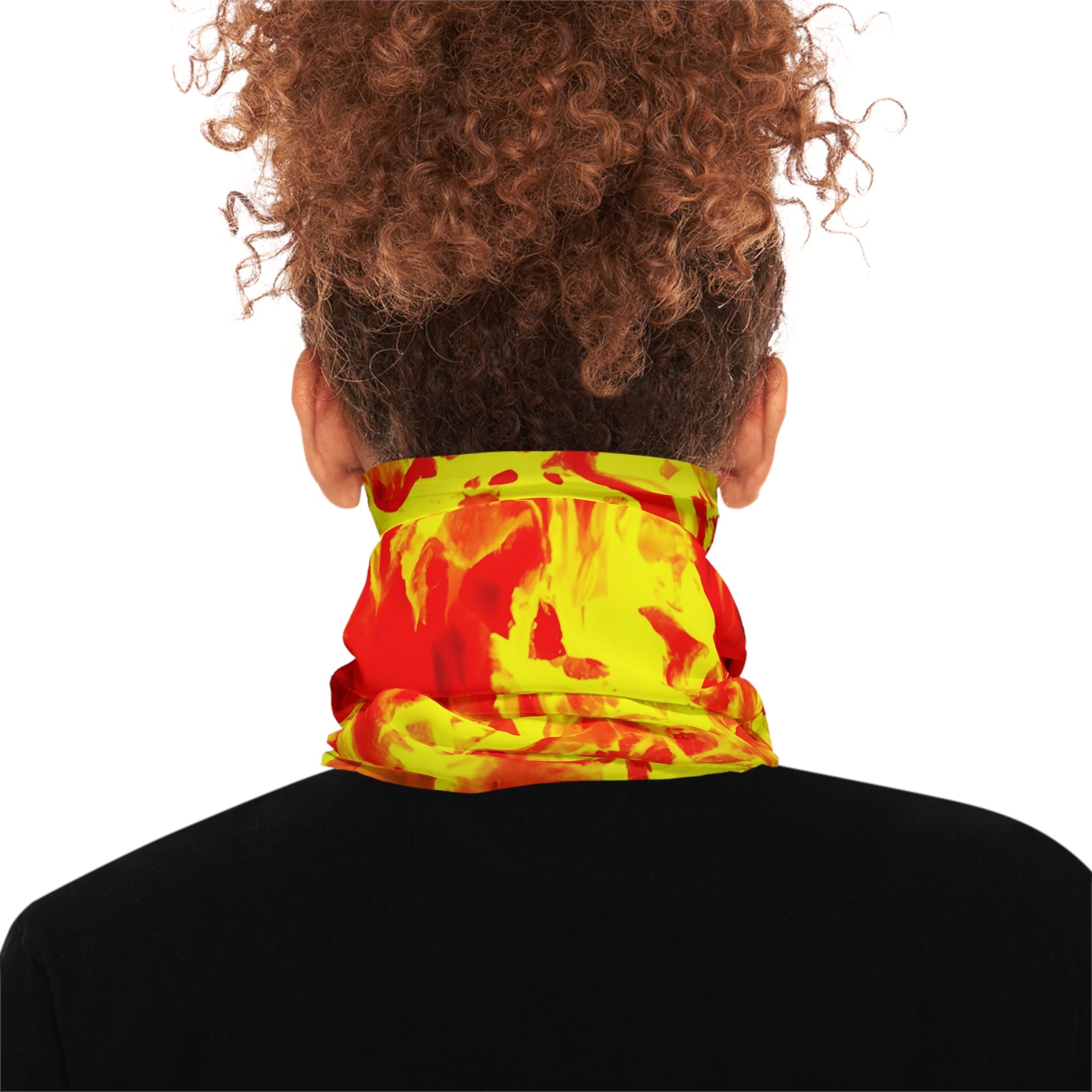 Gaiters - Red Rip Explosion Midweight Neck Gaiter - Acid Daddy