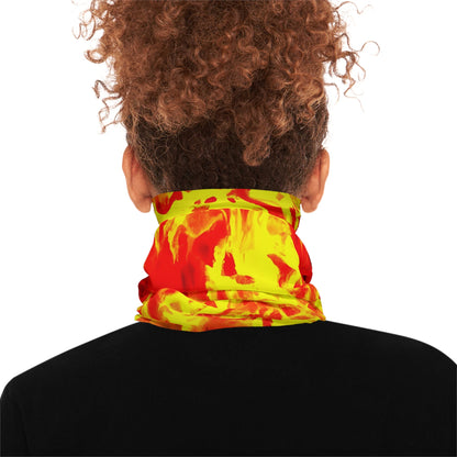 Gaiters - Red Rip Explosion Midweight Neck Gaiter - Acid Daddy