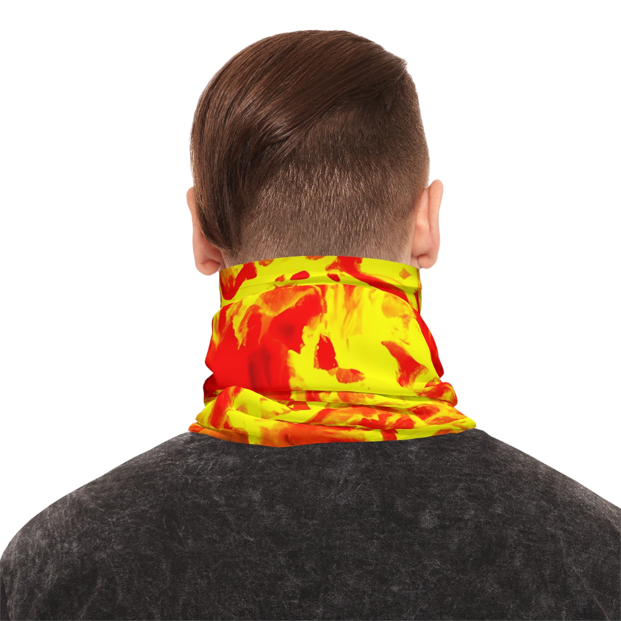 Gaiters - Red Rip Explosion Midweight Neck Gaiter - Acid Daddy