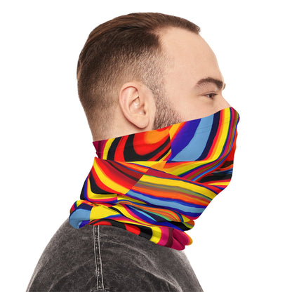 Gaiters - Retro Swirls Lightweight Neck Gaiter - Acid Daddy