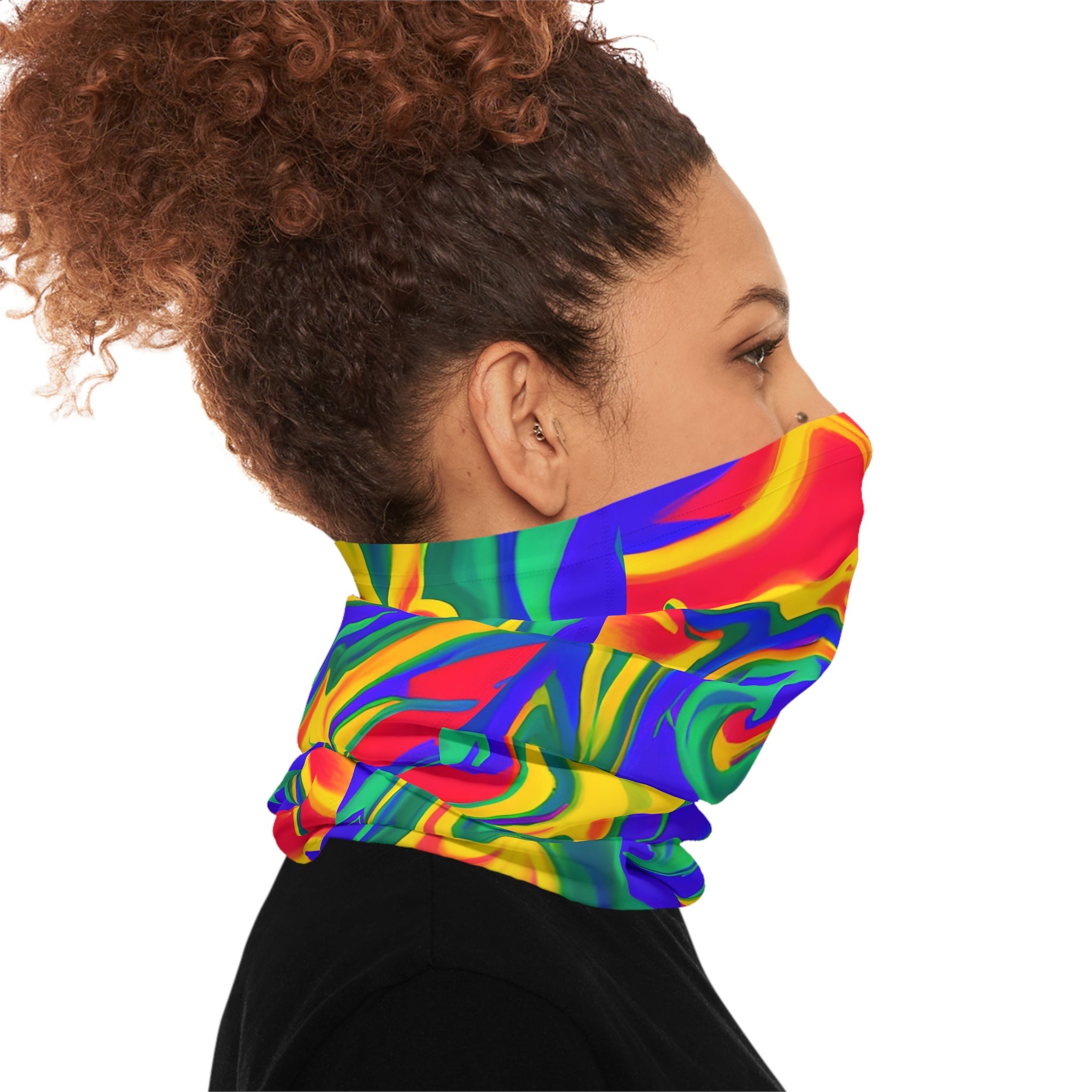 Gaiters - Retro Trip Boarder's Midweight Neck Gaiter - Acid Daddy