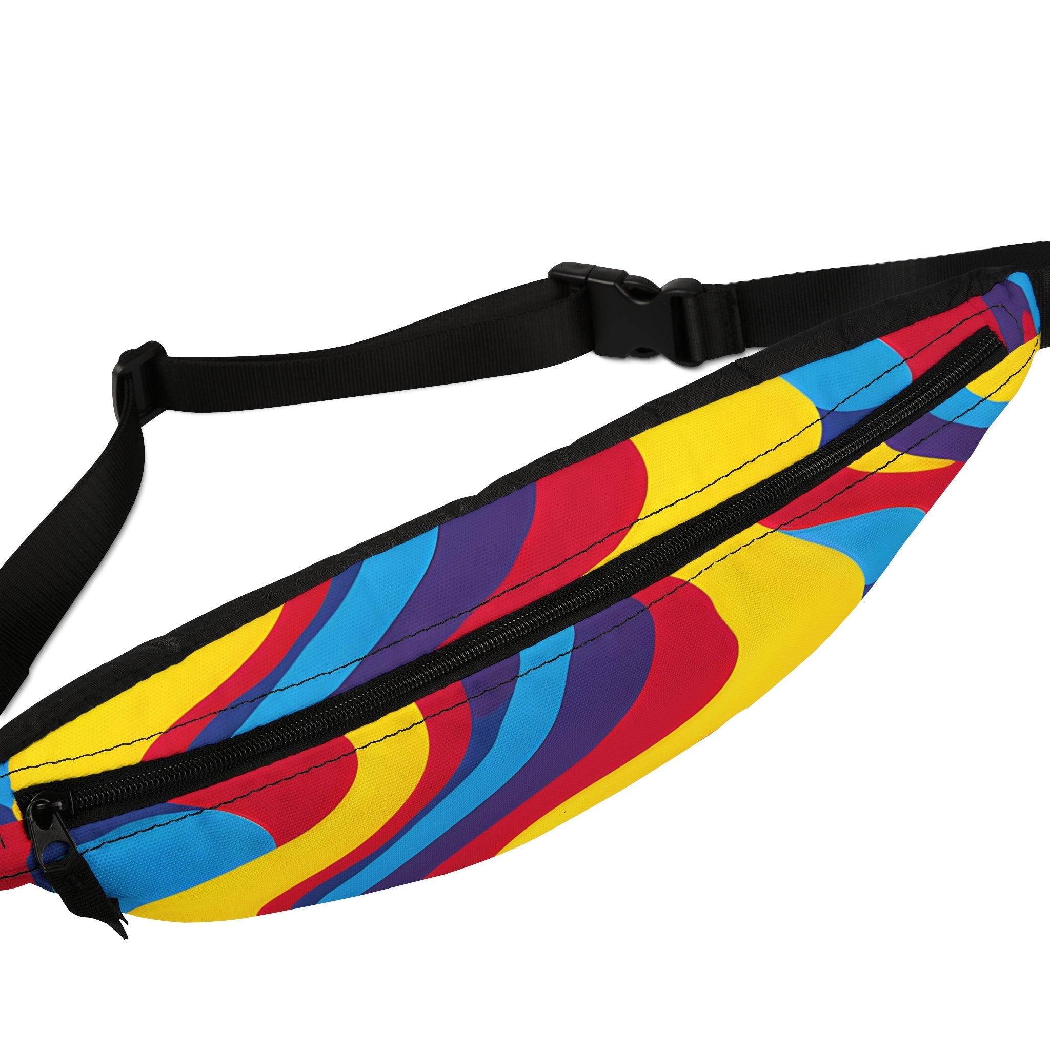 Fanny Packs - Retro Trip Vibes Psychedelic Trippy Fanny Pack (Medium) - Acid Daddy