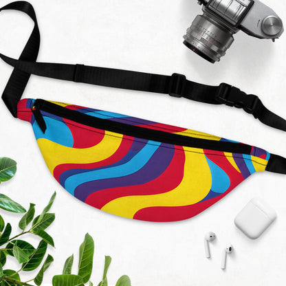 Fanny Packs - Retro Trip Vibes Psychedelic Trippy Fanny Pack (Medium) - Acid Daddy