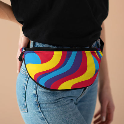 Fanny Packs - Retro Trip Vibes Psychedelic Trippy Fanny Pack (Medium) - Acid Daddy