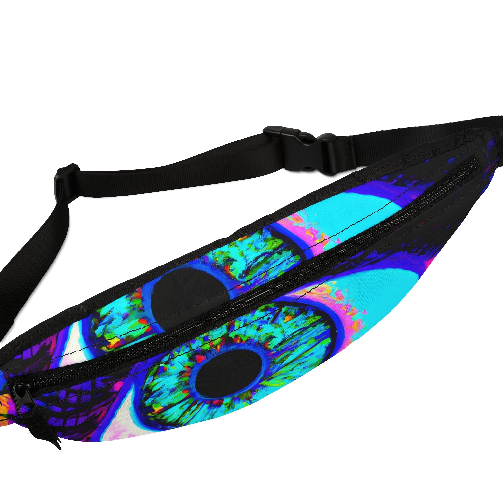 Fanny Packs - Shiny Eyed Trippy Fanny Pack (Medium) - Acid Daddy