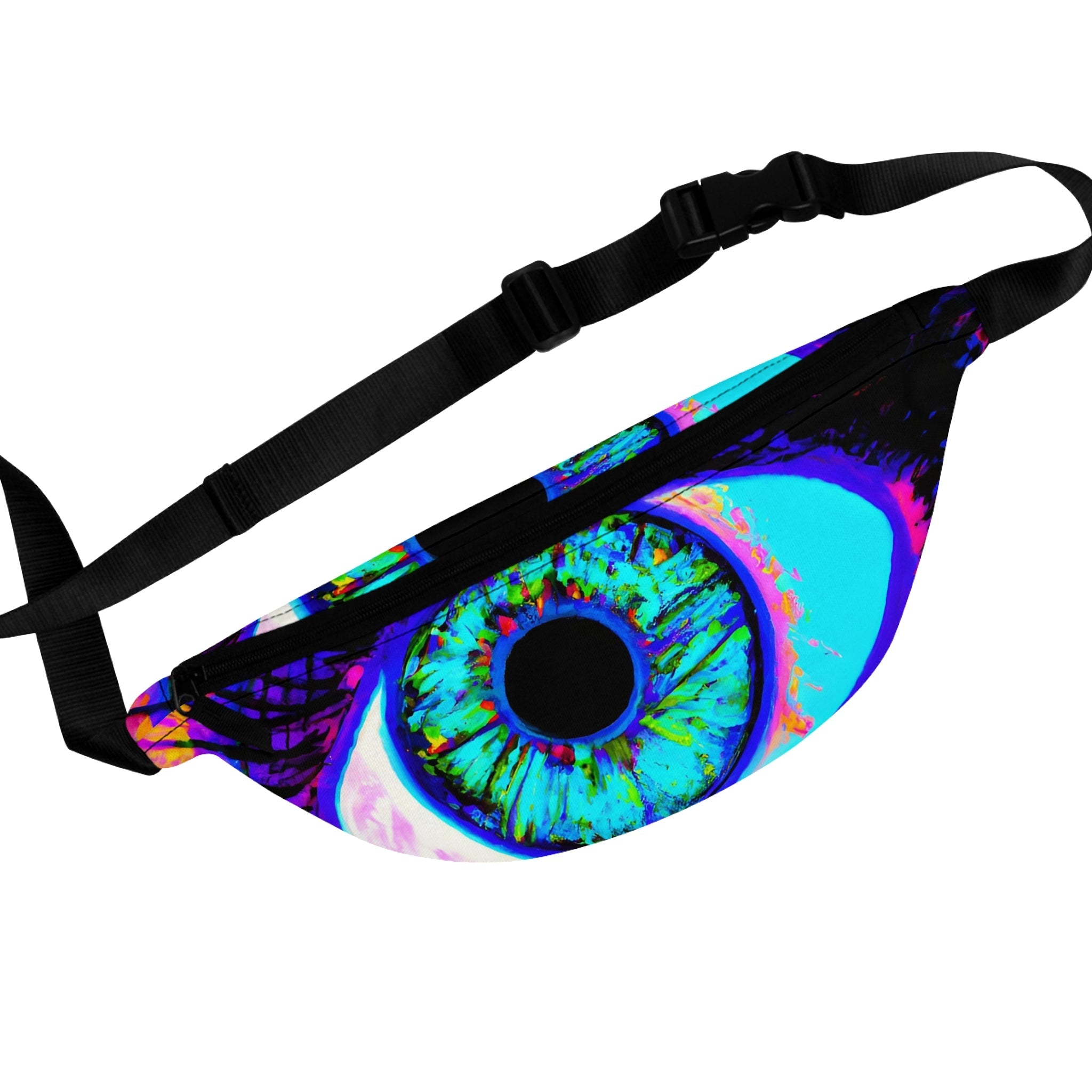 Fanny Packs - Shiny Eyed Trippy Fanny Pack (Medium) - Acid Daddy