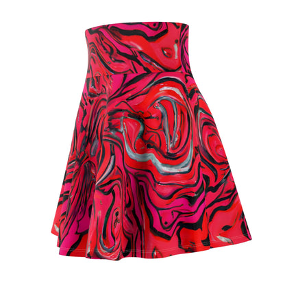 Skater Skirts - Lovely Pink Trip Skater Skirt - Acid Daddy