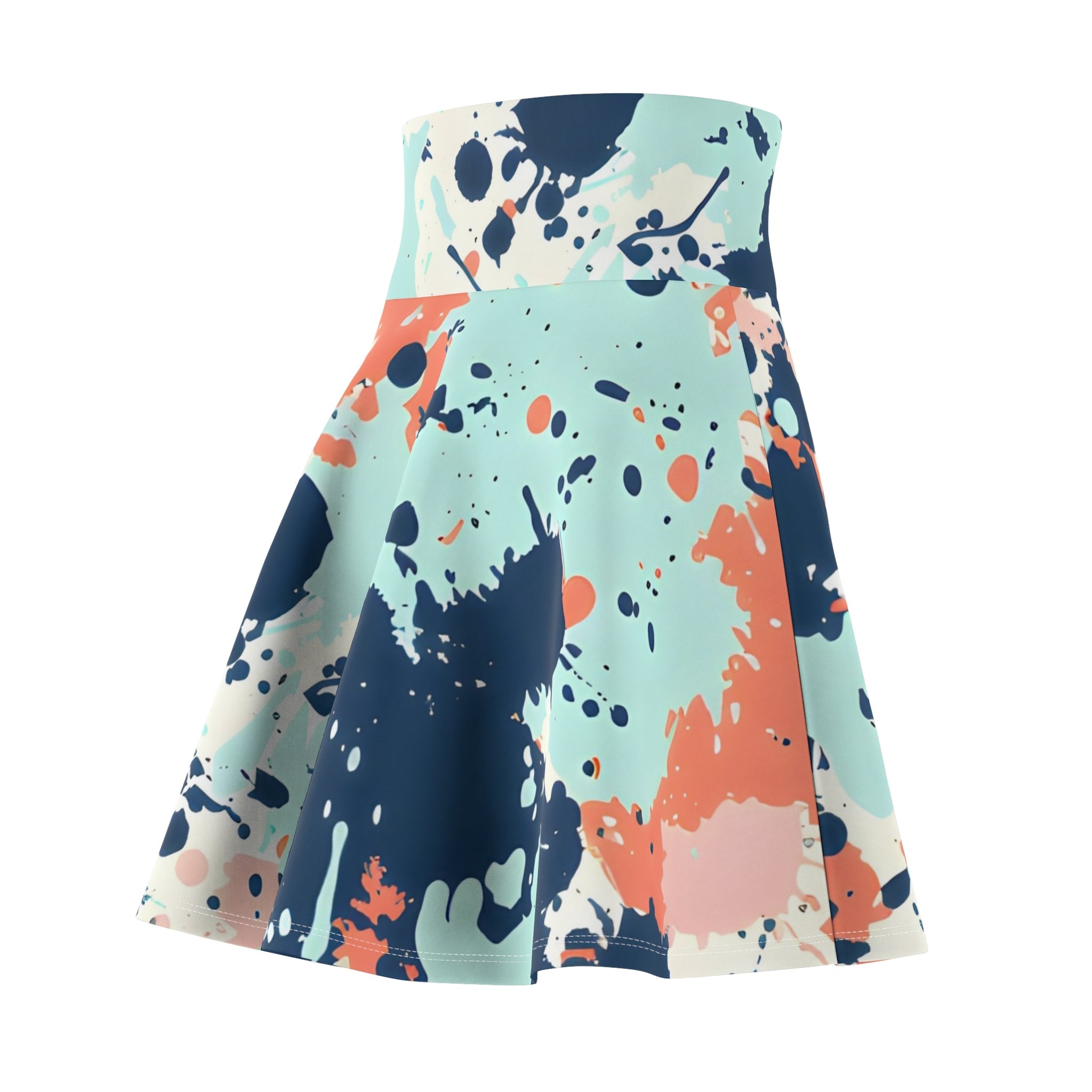 Skater Skirts - Ocean Breeze Splash Skater Skirt - Acid Daddy