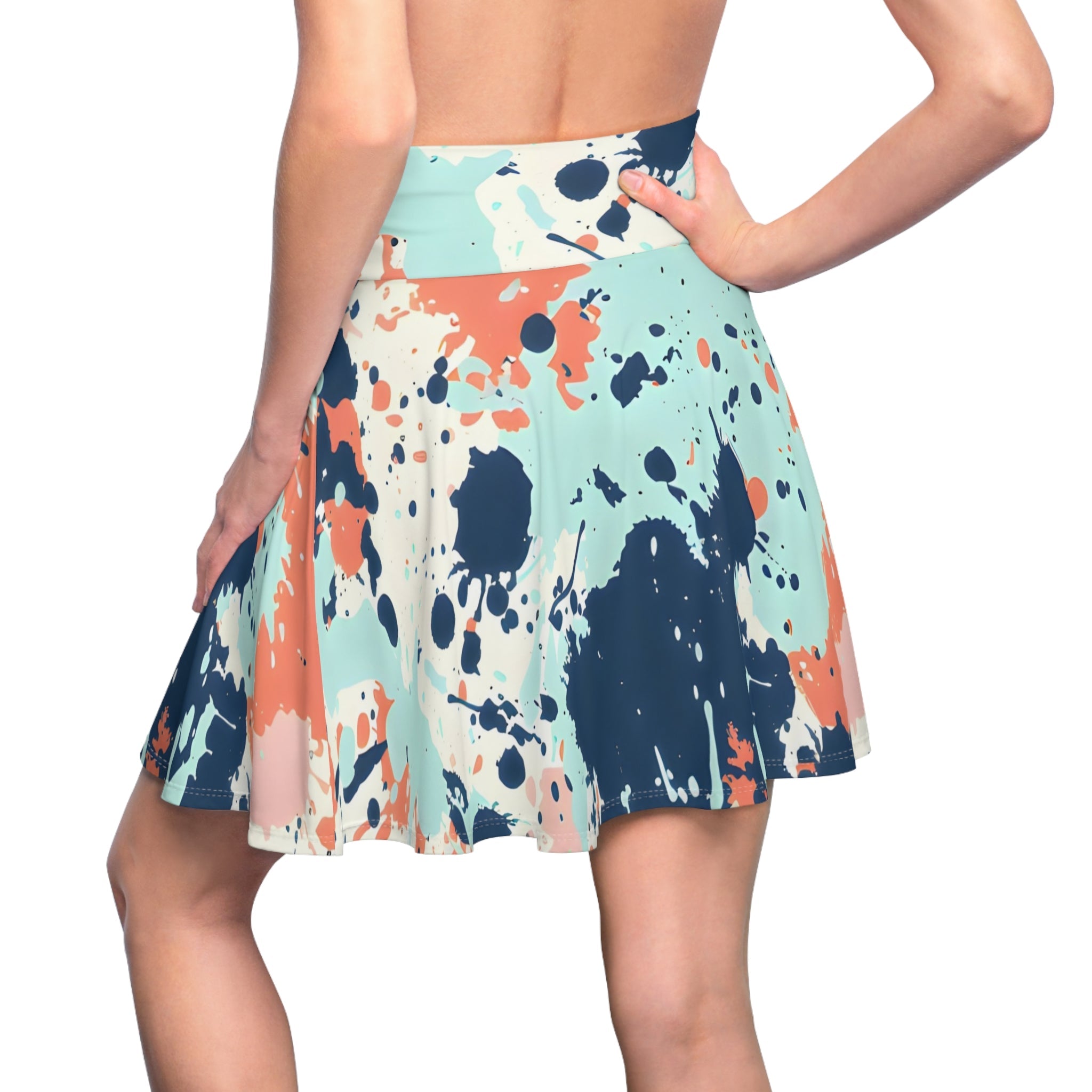 Skater Skirts - Ocean Breeze Splash Skater Skirt - Acid Daddy