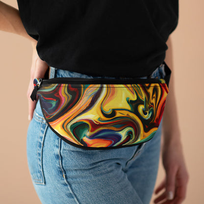 Fanny Packs - Spicy Swirl Festival Fanny Pack (Medium) - Acid Daddy