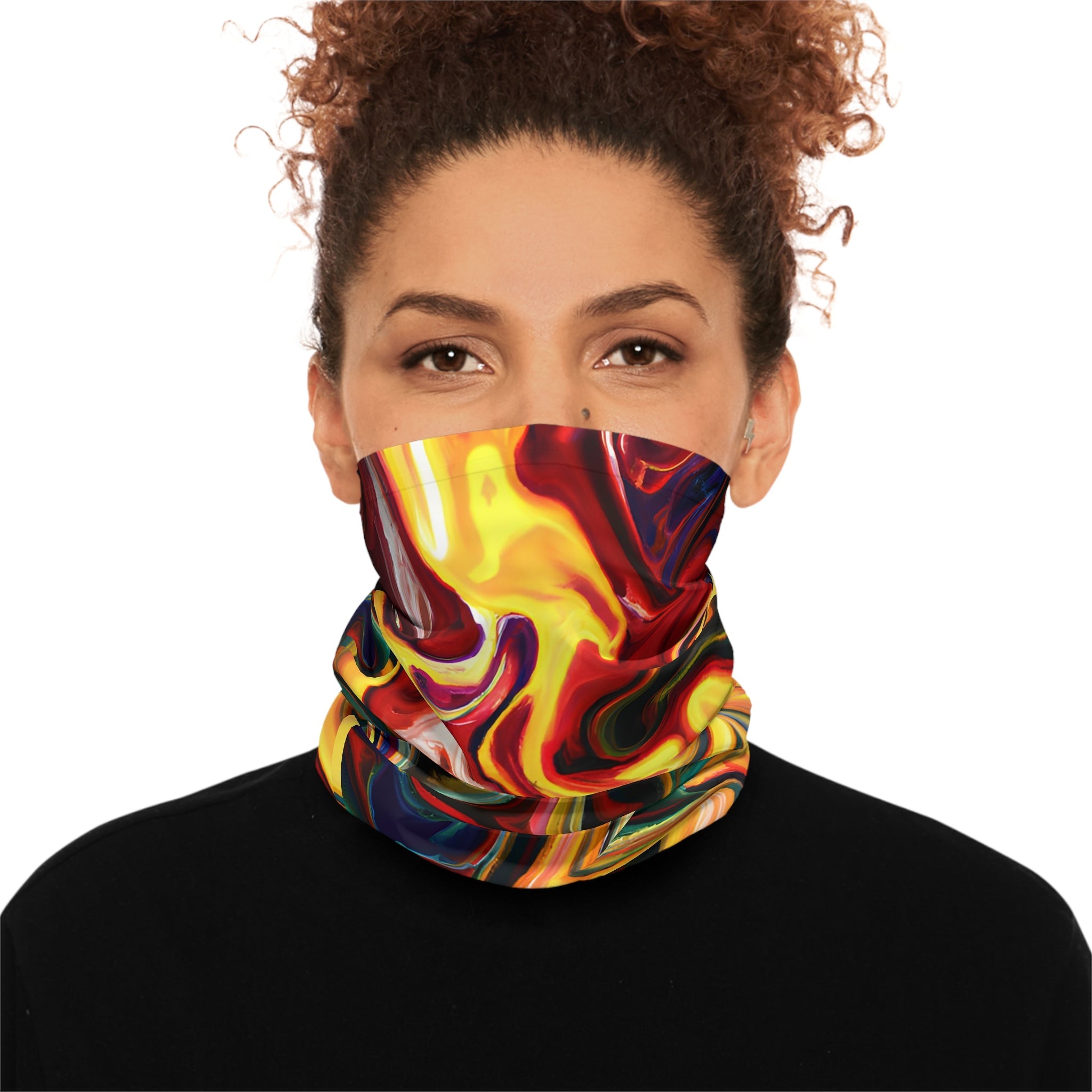 Gaiters - Spicy Swirl Lightweight Neck Gaiter - Acid Daddy