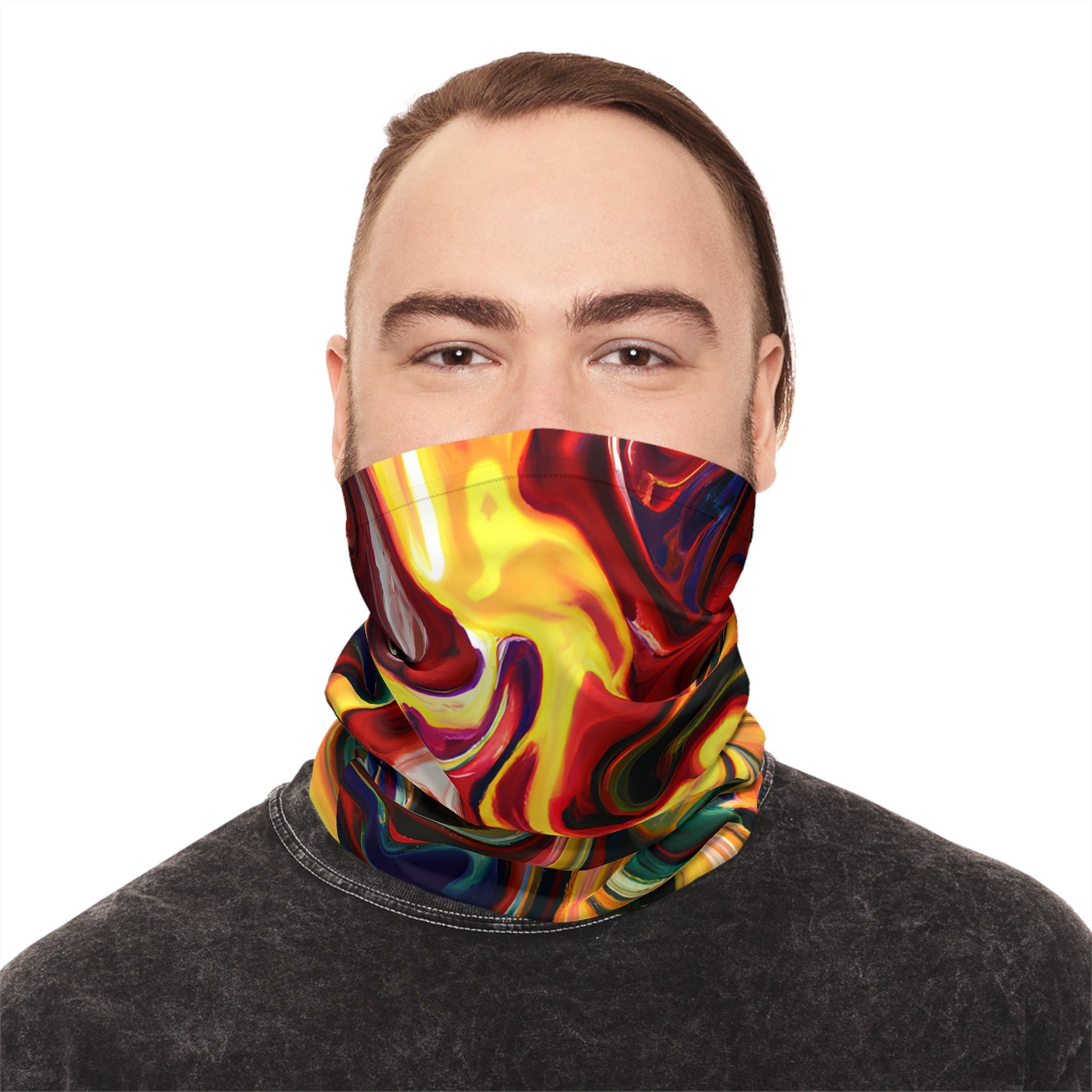 Gaiters - Spicy Swirl Lightweight Neck Gaiter - Acid Daddy