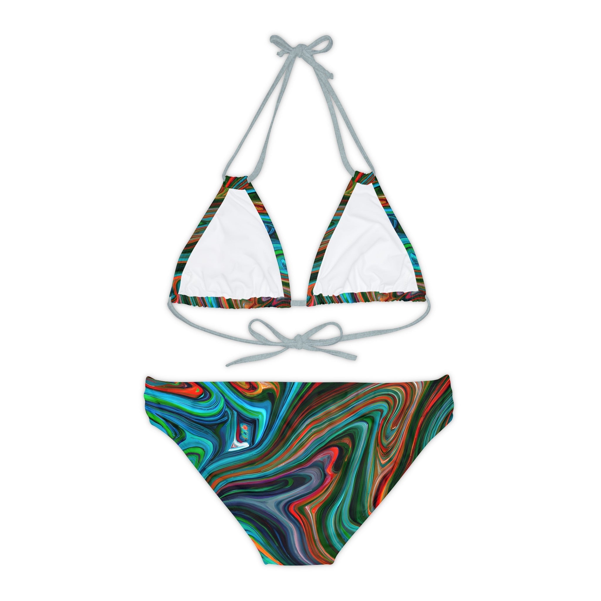 Strappy Bikinis - Women's Infinity Strappy Bikini (Copy) - Acid Daddy