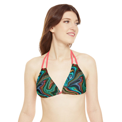 Strappy Bikinis - Women's Infinity Strappy Bikini (Copy) - Acid Daddy