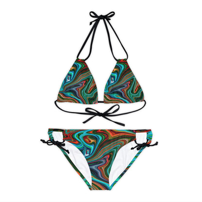 Strappy Bikinis - Women's Infinity Strappy Bikini (Copy) - Acid Daddy