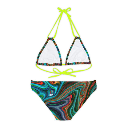 Strappy Bikinis - Women's Infinity Strappy Bikini (Copy) - Acid Daddy