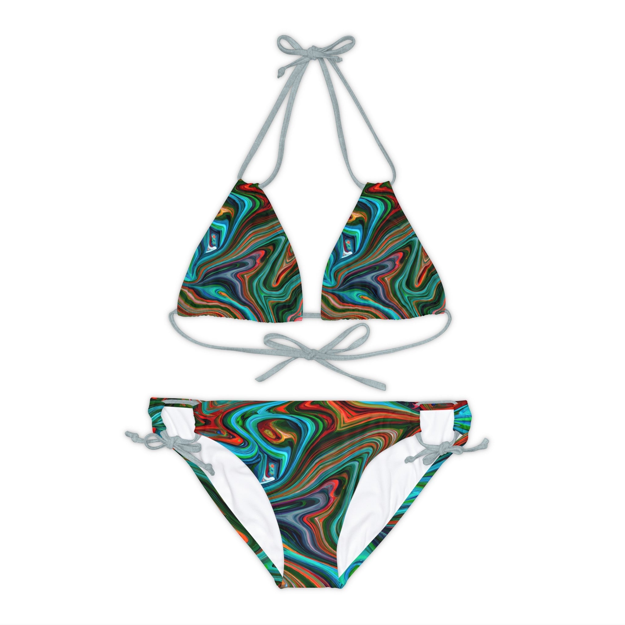 Strappy Bikinis - Women's Infinity Strappy Bikini (Copy) - Acid Daddy