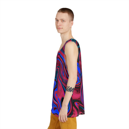 Tank Tops - Azure Shades Festival Tank Top - Acid Daddy