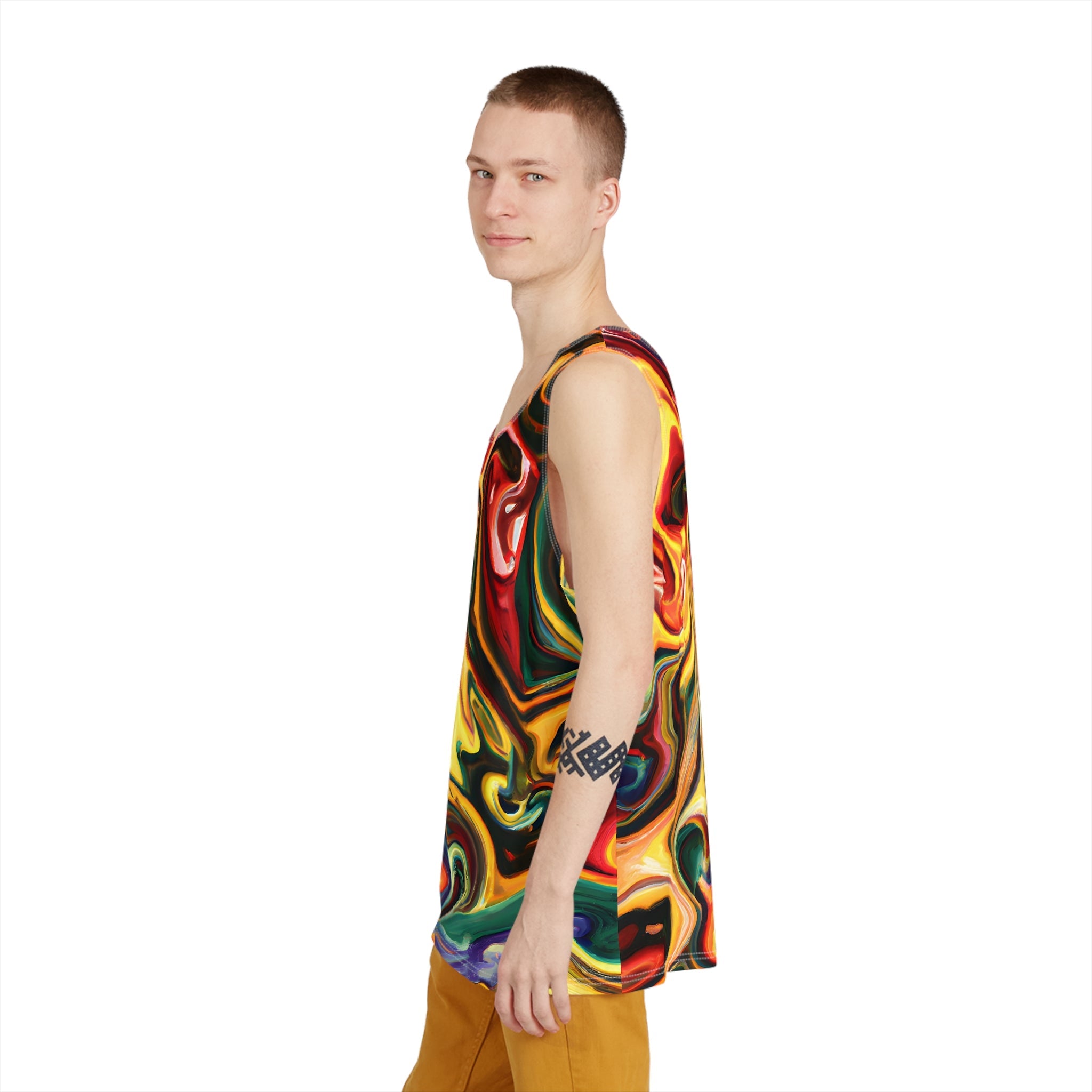 Tank Tops - Spicy Swirls Tank Top - Acid Daddy