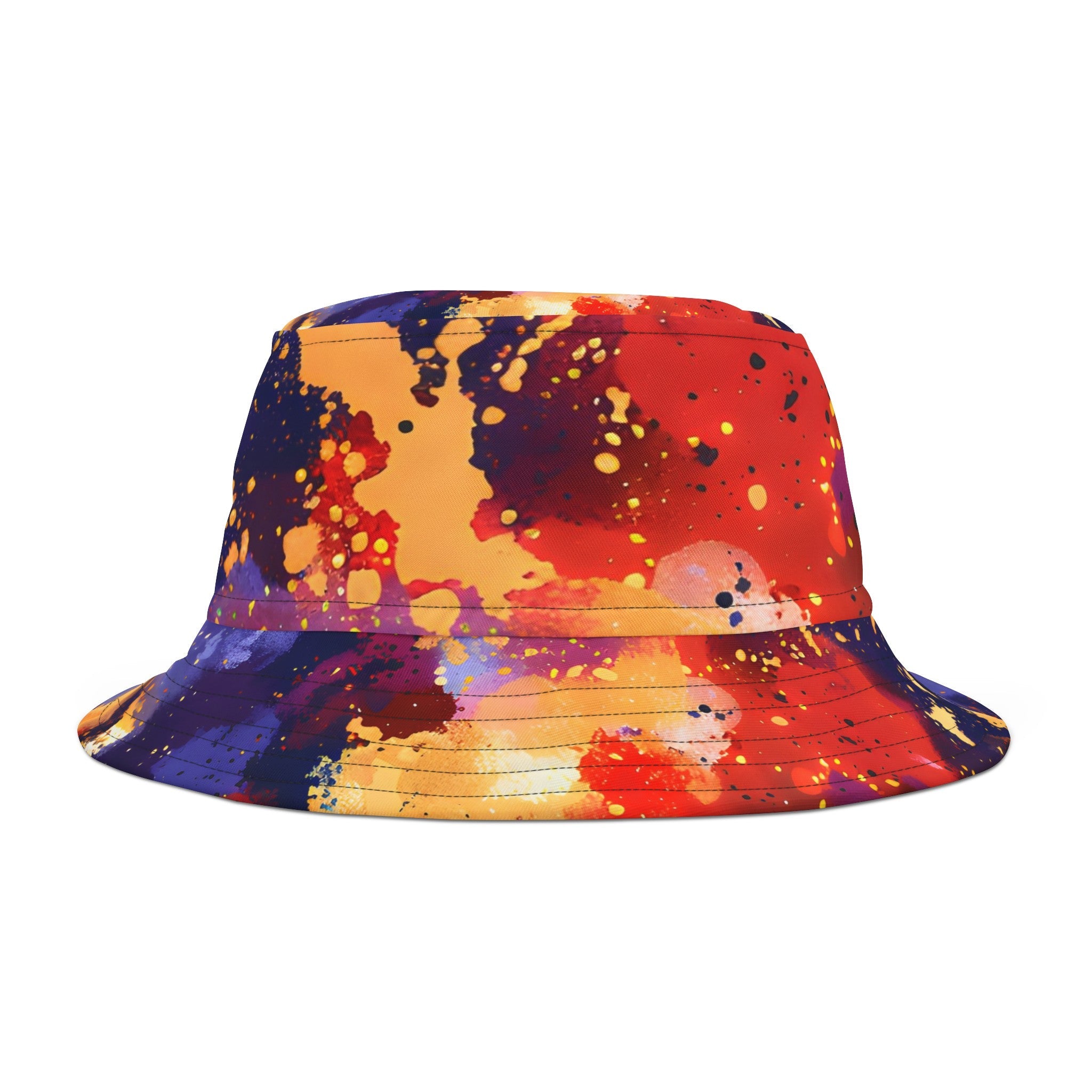 Hats - Tomato Splash Rave - Ready Bucket Hat - Acid Daddy