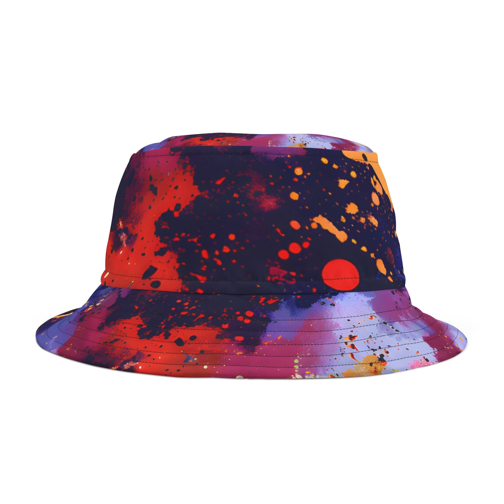 Hats - Tomato Splash Rave - Ready Bucket Hat - Acid Daddy