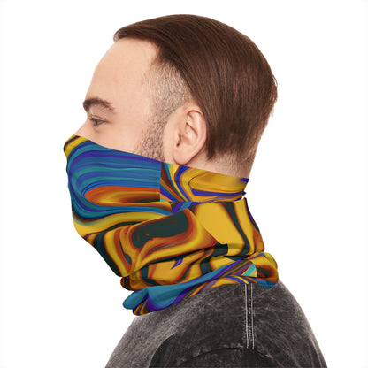 Gaiters - Transcendental Gold Elegance Lightweight Neck Gaiter - Acid Daddy