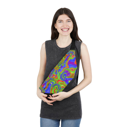 Fanny Packs - Trippy Acid Drip Rave Festival Fanny Pack (Large) - Acid Daddy