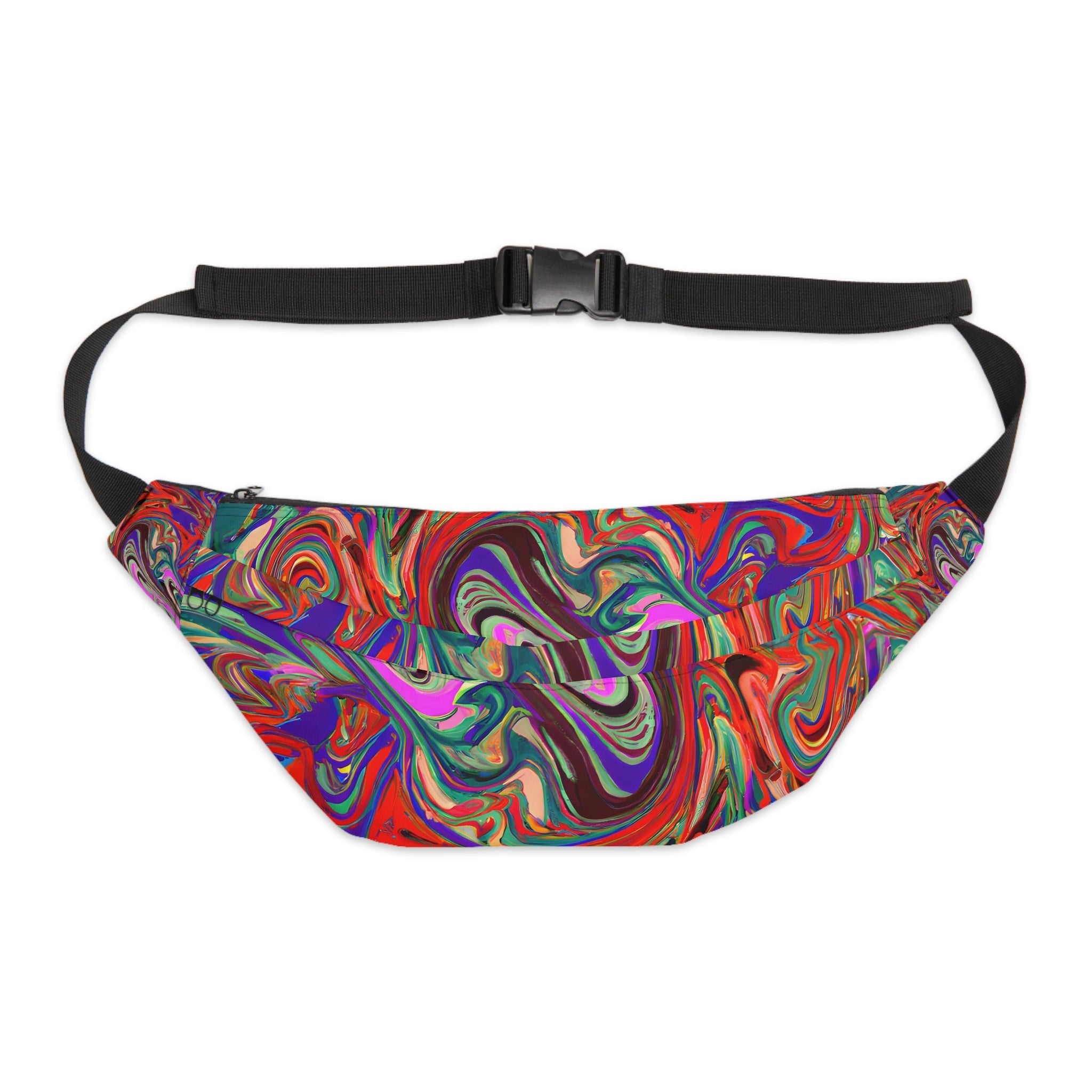 Fanny Packs - Trippy Festivals Vibe Festival Fanny Pack (Large) - Acid Daddy