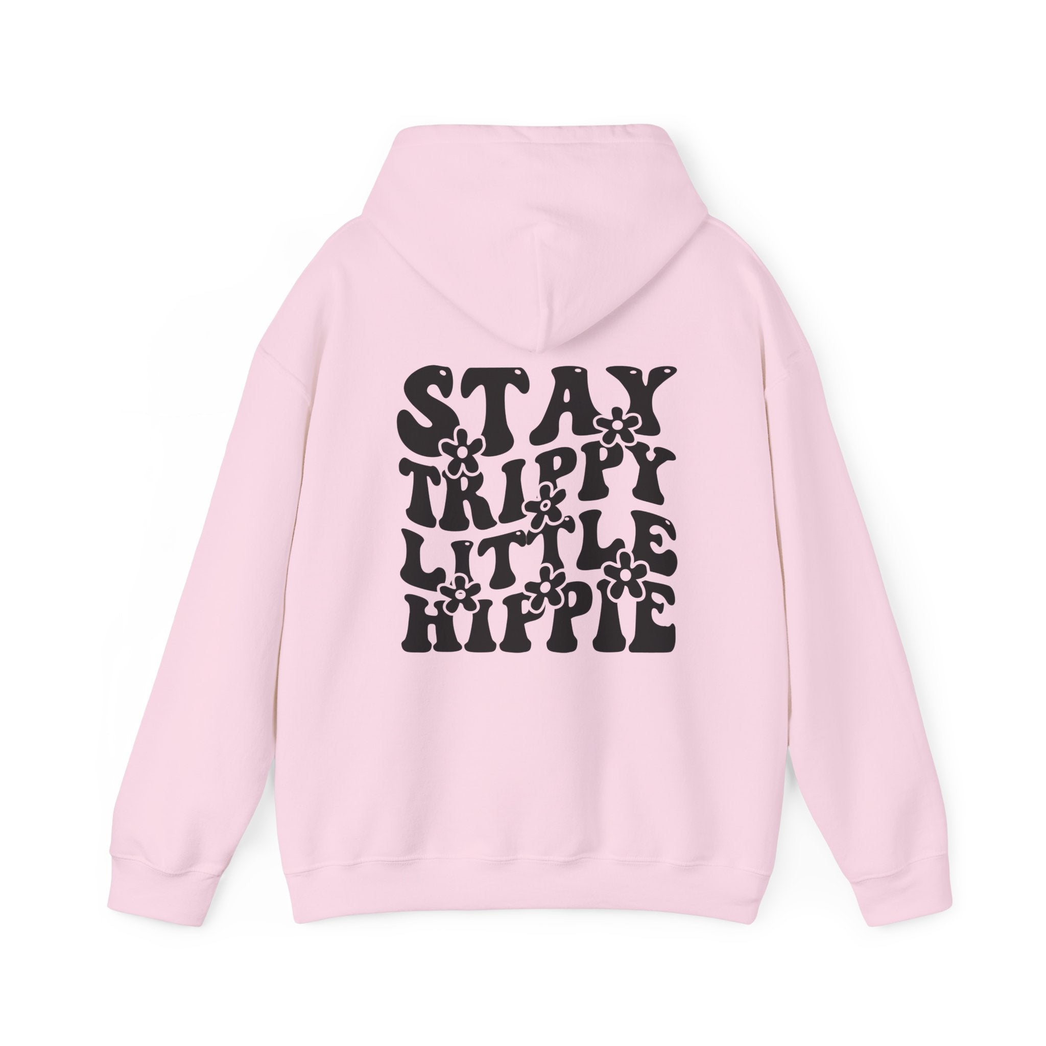 Hoodie - Trippy Hippie Slogan Winter Hoodie (Back Print) - Acid Daddy