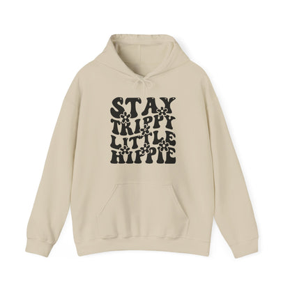 Hoodie - Trippy Hippie Slogan Winter Hoodie (Front Print) - Acid Daddy