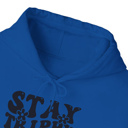 Festival Gear - Hoodie - Trippy Hippie Slogan Winter Hoodie (Front Print) - Acid Daddy